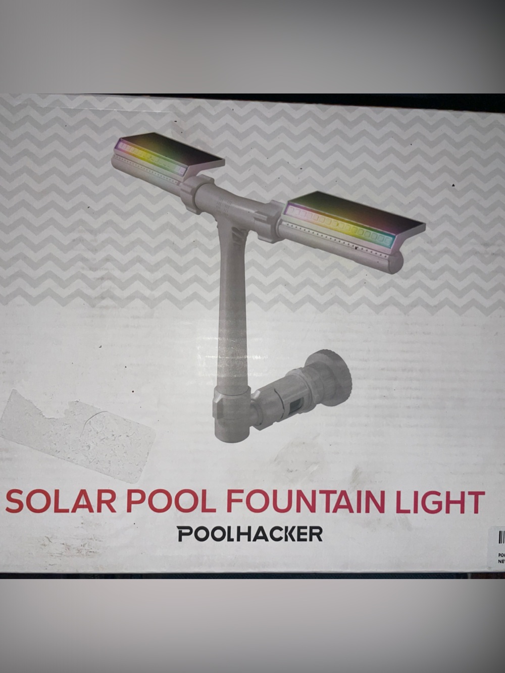 Solar Pool Fountain Light - Multi-Color LED w/ Remote